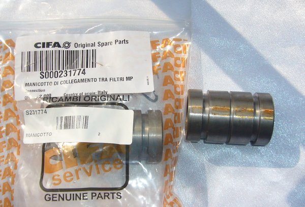 Гидравлическое соединение фильтров Cifa